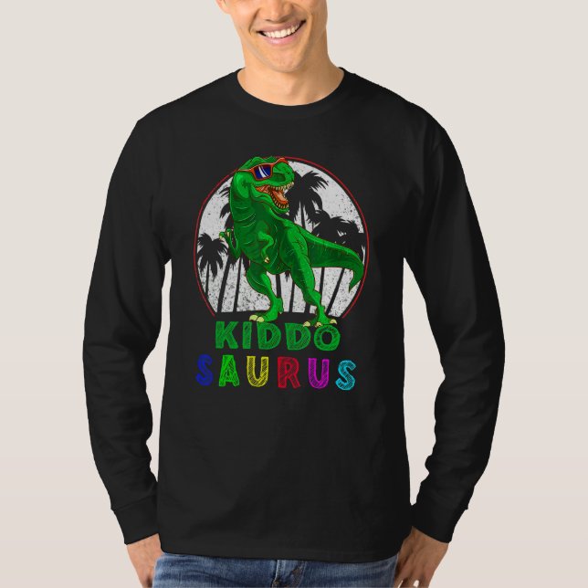 Camiseta Kiddosaurus Rex Dinosaur Kiddo Saurus Pareja de la (Anverso)