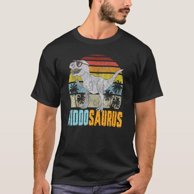 Camiseta Kiddosaurus T Rex Dinosaur Kiddo Saurus Family Mat (Anverso)