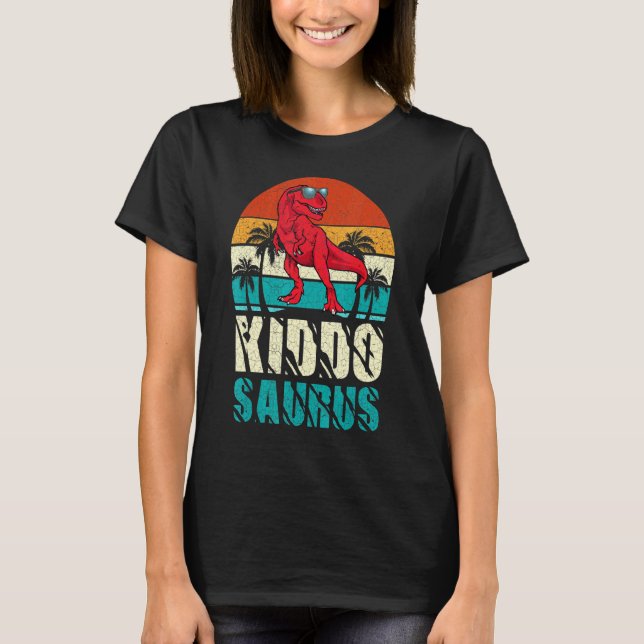 Camiseta Kiddosaurus T Rex Dinosaur Kiddo Saurus Pareo F (Anverso)