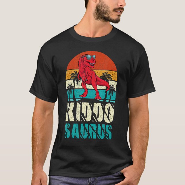 Camiseta Kiddosaurus T Rex Dinosaur Kiddo Saurus Pareo F (Anverso)