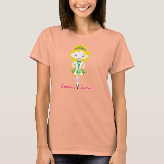 Camiseta KIDLETS :: rubia bailarina irlandesa (Anverso)