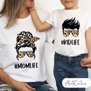 Camiseta kidlife leopard t-shirt to wear on mother's day