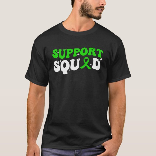 Camiseta Kidney Disease Groovy Support Squad Kidney Disease (Anverso)