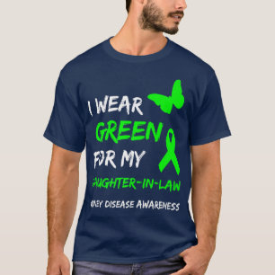 Camiseta Kidney Disease I Wear Green For My DaughterInLaw R