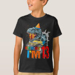 Camiseta Kids 13th Birthday Boy Monster Truck Dinosaur Out<br><div class="desc">Birthday Monster Truck Dinosaur,  Birthday Monster Truck T-Rex,  Birthday Monster Truck,  Birthday Dinosaur,  Birthday Boy Monster Truck Dinosaur,  Birthday Boy Dinosaur,  Birthday Boy T-Rex,  Family Matching Monster Truck Dinosaur,  Monster Truck Dinosaur,  Kids 13th Birthday Boy Monster Truck Dinosaur Out Of My Way I'm 13</div>