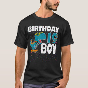 Camiseta Kids 19 Years Old s 19th Birthday Boy T Re Dinosau