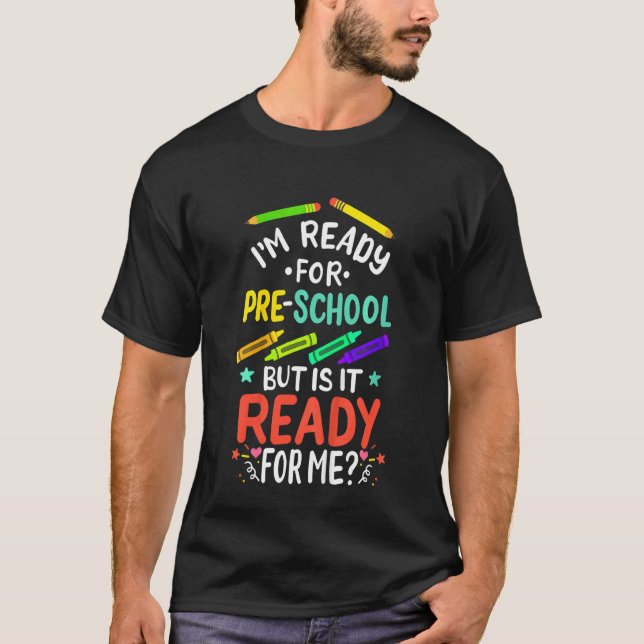 Camiseta Kids 1st Day Of Preschool Pre K First Day Of Schoo (Anverso)
