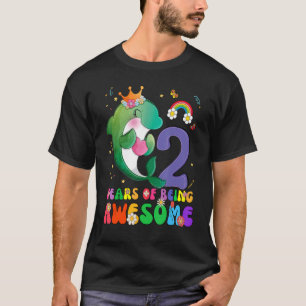 Camiseta Kids 2 Years Old Teens Boys Girls Cute Dolphin 2nd