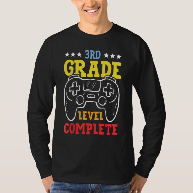 Camiseta Kids 3rd Grade Level Complete Last Day Of School G (Anverso)