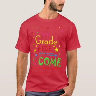 Camiseta Kids 4th grade here i come T 