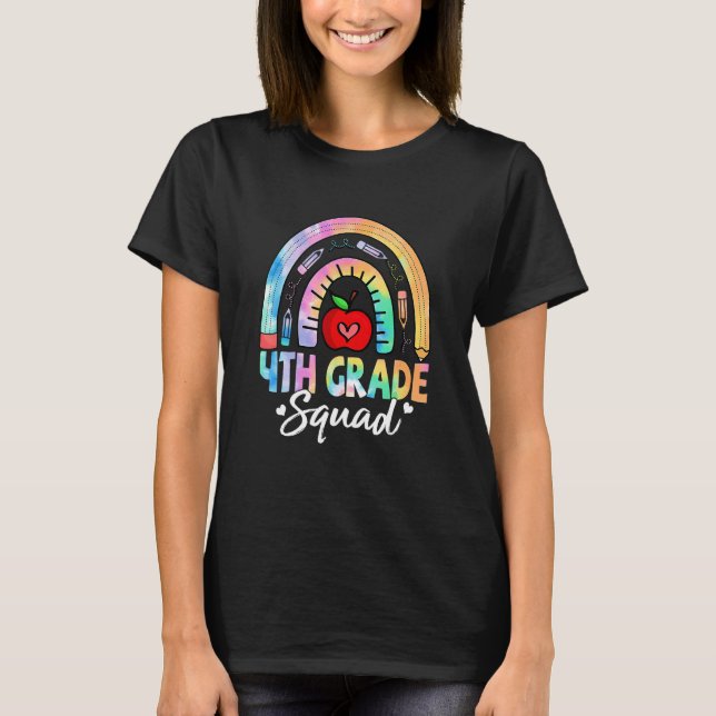 Camiseta Kids 4th Grade Squad Back To School Fourth Grade T (Anverso)