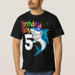 Camiseta Kids 5th Birthday Boy Shark  Jaw-Some Five  Boys<br><div class="desc">Kids 5th Birthday Boy Shark  Jaw-Some Five  Boys</div>
