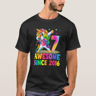 Camiseta Kids 7 Years Old Gifts Girls Boys Teens 7th Birthd