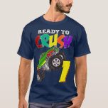 Camiseta Kids 7th Birthday Boys Monster Truck 7 Year Old Ra<br><div class="desc">Kids 7th Birthday Boys Monster Truck 7 Year Old Race Car Party  .</div>