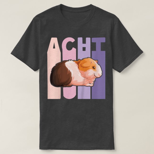 Camiseta Kids 8th Birthday Girl Cute Guinea Pig 8 Years Old (Diseño del anverso)