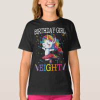 Kids 8th Birthday Unicorn Outfit, 8th Birthday Gir