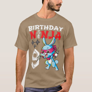 Camiseta Kids 9 Years Old Kawaii rabbit Japanese 9th Birthd