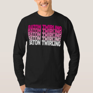 Camiseta Kids and Women retro baton twirler y Baton Twirl