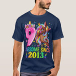 Camiseta Kids Awesome Since 2013 Dabbing Unicorn 9th Birthd<br><div class="desc">Kids Awesome Since 2013 Dabbing Unicorn 9th Birthday 9 Years Old  .</div>