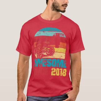 Camiseta Kids Awesome Since 2018 4th Birthday Monster Truck