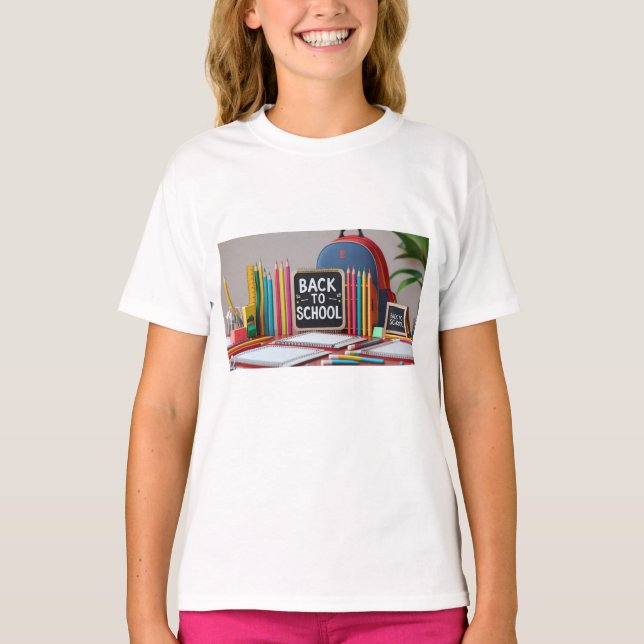 Camiseta Kids- Back To School Tee Shirt (Anverso)
