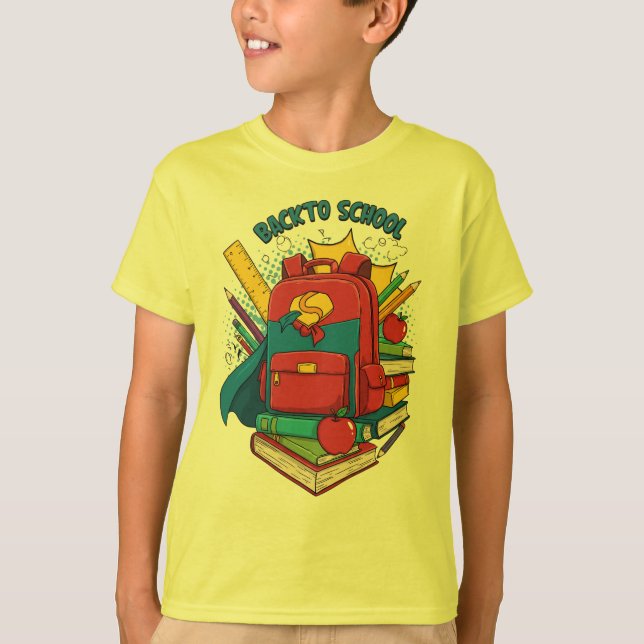 Camiseta Kids Back to School - Toddler & Preschool (Anverso)