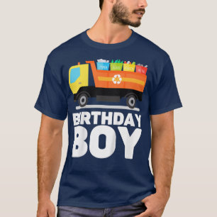 Camiseta Kids Birthday Boy Garbage Day Shirt Toddler Garbag