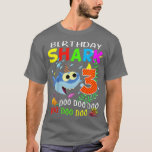 Camiseta Kids Birthday Shark 3 Years Old Boys and Girls 3rd<br><div class="desc">Kids Birthday Shark 3 Years Old Boys and Girls 3rd Birthday Gift  .</div>