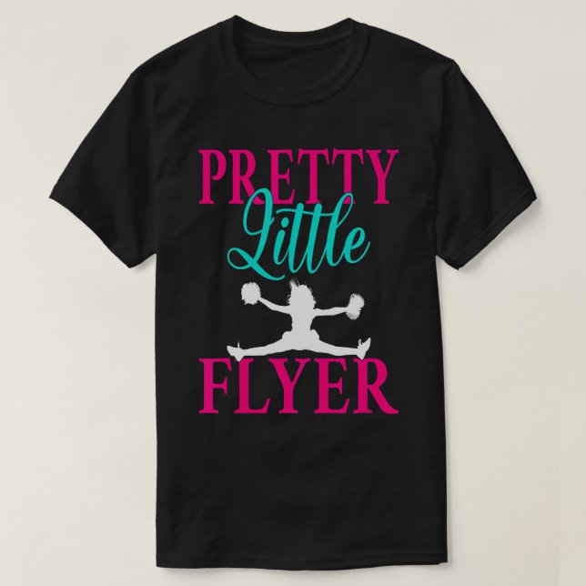 Camiseta Kids Bonito Little Flyer Funny Cheerled Cheerled (Diseño del anverso)