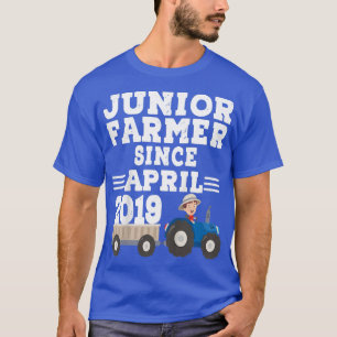 Camiseta Kids Boy Junior Farmer Since April 2019 Birthday 