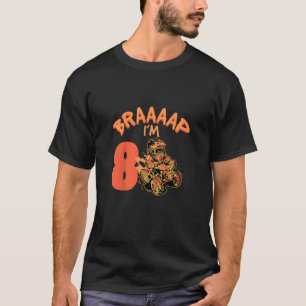 Camiseta Kids Braaaap tengo 8 Quad ATV 8 años 8º cumpleaños