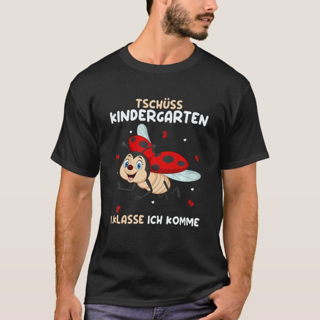 Camiseta Kids Bye Kindergarten Farewell Girls Ladybird Scho (Anverso)