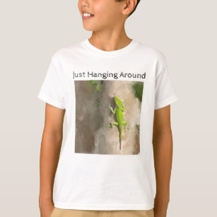 Camiseta Kids Chameleon Just Hanging Around T Shirt