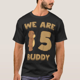 Camiseta Kids Child 5 years children 5 years old cute bear