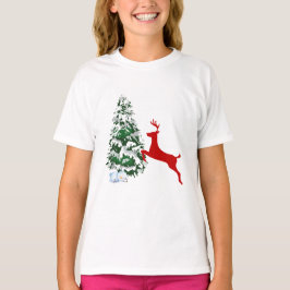 Camiseta Kids Christmas Photo Outfit | Fun Reindeer Shirt