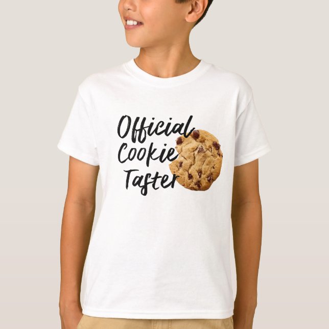 Camiseta Kids Cookie Taster Shirt - Gráfica divertida (Anverso)