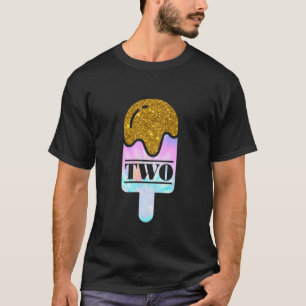 Camiseta Kids Cool Popsicle Tie Dye Two Birthday Boy Girl 2