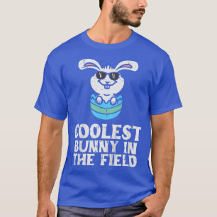 Camiseta Kids Coolest Bunny In The Field Cute Toddler Boys 