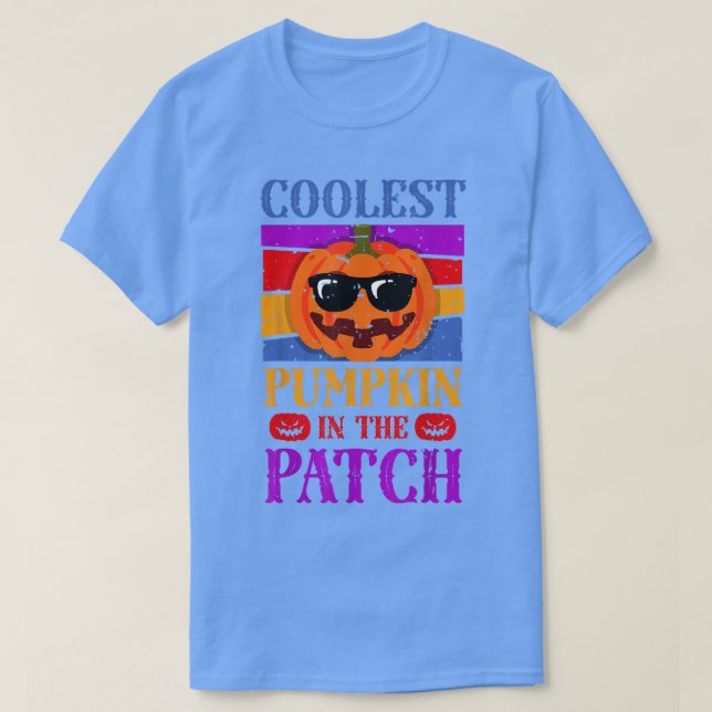Camiseta Kids Coolest Pumpkin In The Patch Halloween Pumpki (Diseño del anverso)