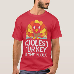 Camiseta Kids Coolest Turkey In The Flock Toddler Boys Than