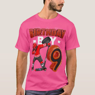 Camiseta Kids dabbing boy 9 years old Ice Hockey Player 9th