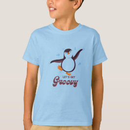 Camiseta Kids Dancing Penguin T-Shirt | “Let’s Get Groovy” 