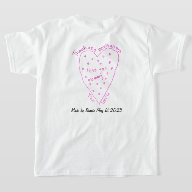 Camiseta Kids Día de la Madre Tee (Distribución Reverso )