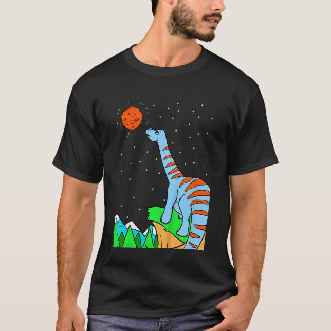 Camiseta Kids Dino Planet & Dinosaurs In Space 2 (Anverso)
