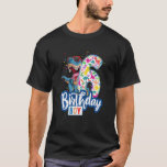Camiseta Kids Dinosaur Birthday Idea For Kids I'm 6 & I Am<br><div class="desc">Kids Dinosaur Birthday Idea For Kids I'm 6 & I Am 6 Dinosaur.</div>