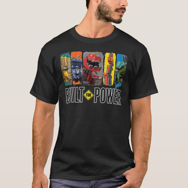 Camiseta Kids DreamWorks DinoTrux - &x27;Construido para Po (Anverso)