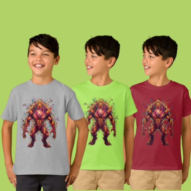 Camiseta Kids Epic Fiery Monster Graffiti Apparel Piece (Subido por el creador)