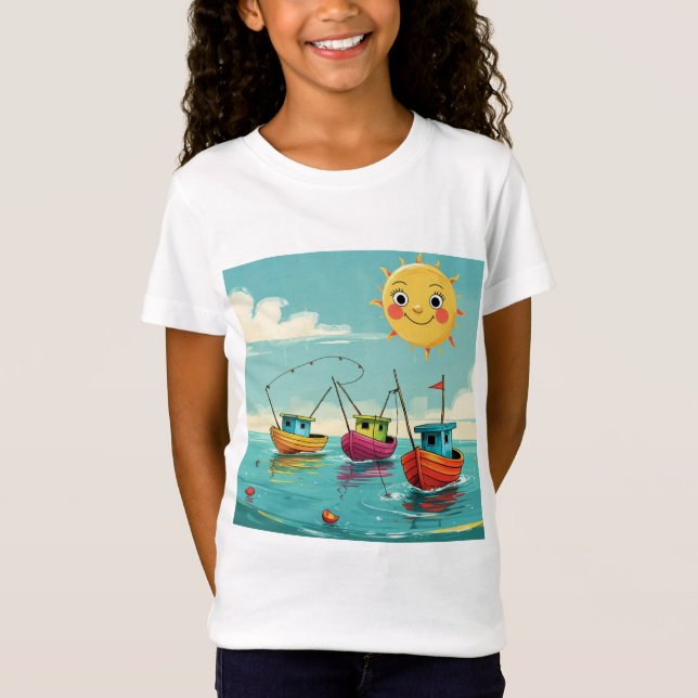 Camiseta Kids Fishing Adventure T-Shirt (Anverso)