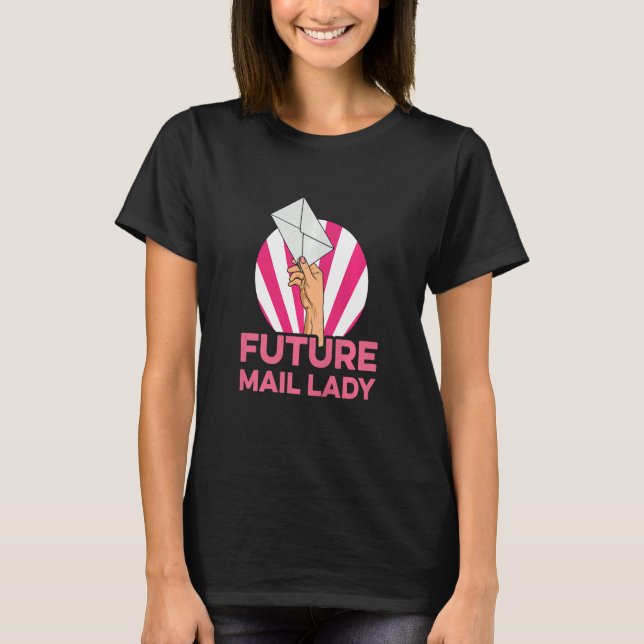 Camiseta Kids Future Mail Lady Cita Para Tu Futuro Correo L (Anverso)