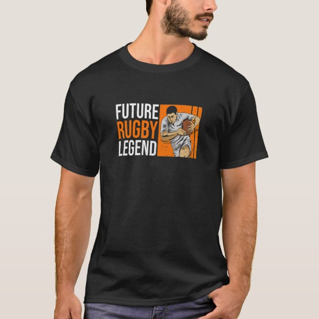 Camiseta Kids Future Rugby Legend Cita Para Tu Futura Alfom (Anverso)